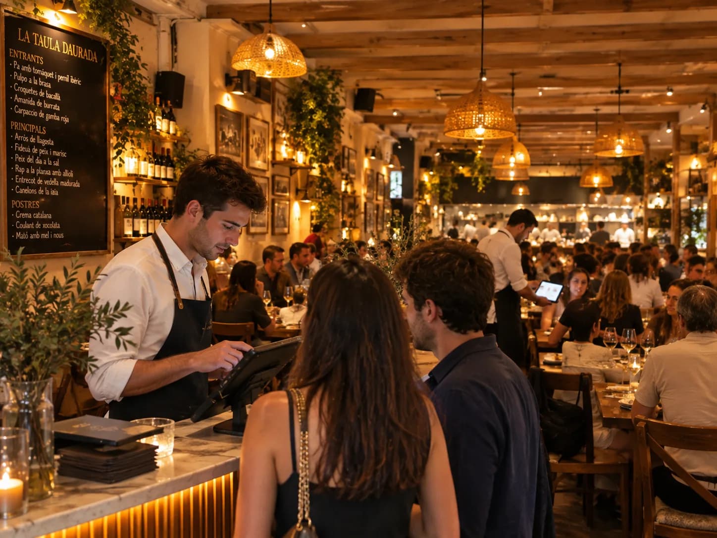 La barra del restaurant